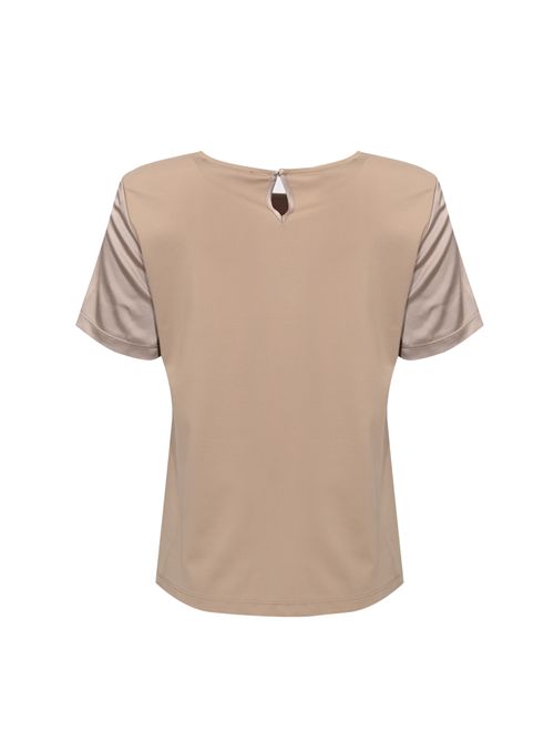 T-shirt WKDZONA in raso e jersey Nudo WEEKEND MAX MARA | 2615941011600002